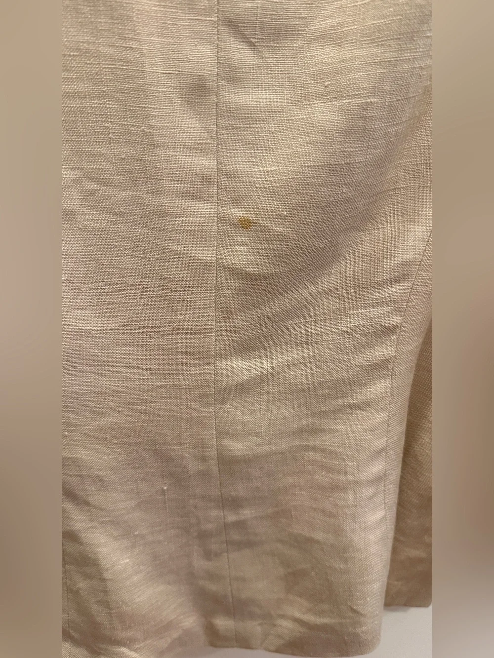Vintage 1940s 1950s Mid-century Henry Rosenfeld Tailored Linen Blazer Beige